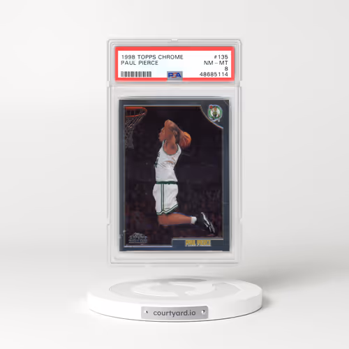 1998 Topps Chrome #135 Paul Pierce (PSA 8 NM-MT)