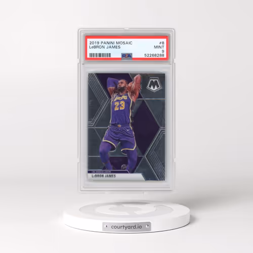 2019 Panini Mosaic #8 LeBron James (PSA 9 MINT)