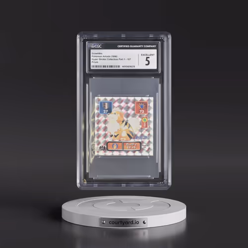 1996 Hyper Sticker Collection Part 1 (1996) #167 Growlithe - Prism (CGC 5 EX)