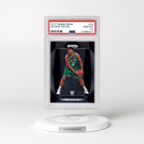 2017 Panini Prizm #16 Jayson Tatum (PSA 10 GEM MINT)