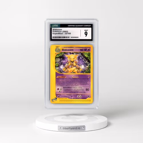2002 Expedition #33/165 Alakazam (CGC 9 MINT)