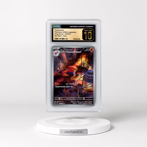 2023 Clay Burst #073/071 Fletchinder - Art Rare Holo (CGC 10 PRISTINE)