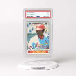 1979 Topps #665 Lou Brock (PSA 6 EX-MT)