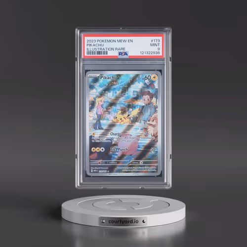 2023 Pokémon Mew EN-151 #173 Pikachu - Illustration Rare (PSA 9 MINT)