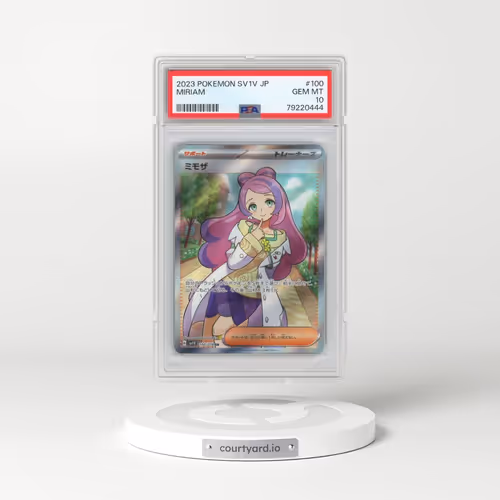 2023 Pokémon Sv1v-Violet EX #100 Miriam - Super Rare (PSA 10 GEM MINT)