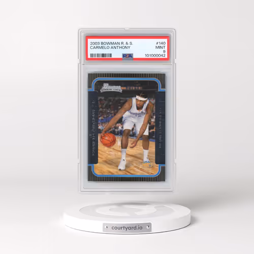 2003 Bowman Rookies & Stars #140 Carmelo Anthony (PSA 9 MINT)