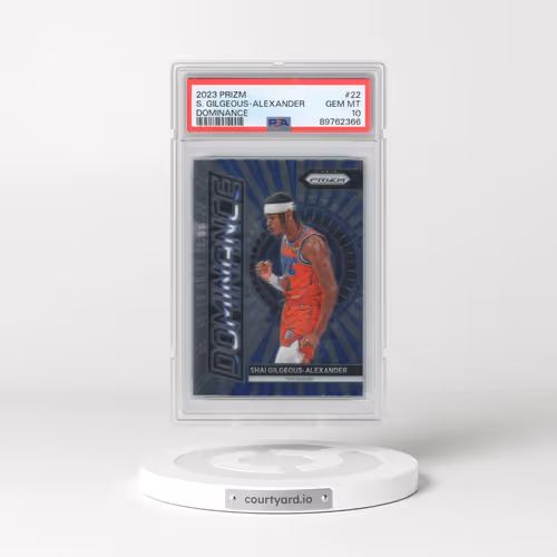 2023 Panini Prizm Dominance #22 Shai Gilgeous-Alexander (PSA 10 GEM MINT)