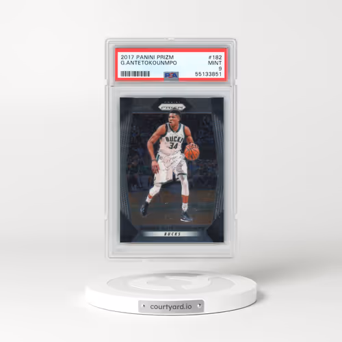 2017 Panini Prizm #182 Giannis Antetokounmpo (PSA 9 MINT)