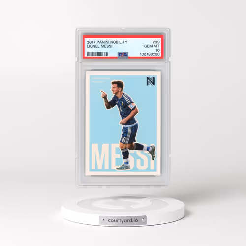2017 Panini Nobility #99 Lionel Messi (PSA 10 GEM MINT)