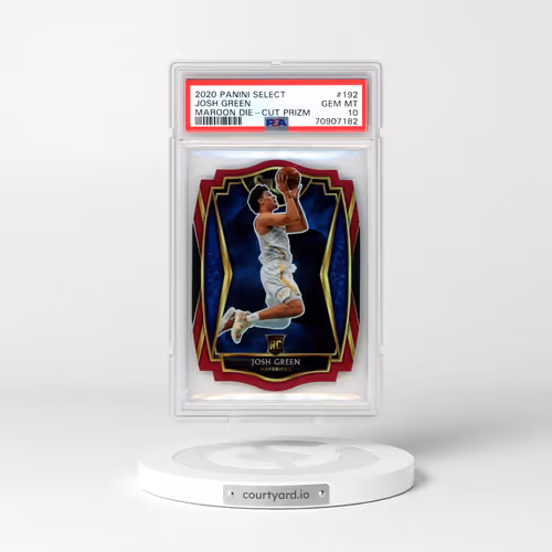 2020 Panini Select #192 Josh Green - Maroon Die-Cut Prizm (PSA 10 GEM MINT)