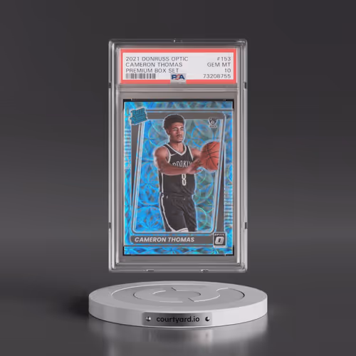 2021 Panini Donruss Optic #153 Cameron Thomas - Premium Box Set (PSA 10 GEM MINT)