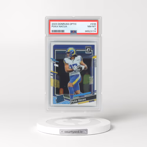 2023 Panini Donruss Optic #238 Puka Nacua (PSA 8 NM-MT)
