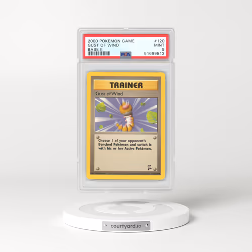 2000 Base Set 2 #120 Gust of Wind (PSA 9 MINT)