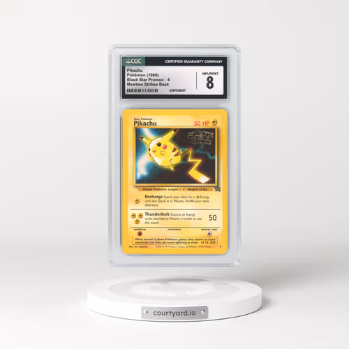1999 Black Star Promo #4 Pikachu (CGC 8 NM-MT)