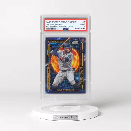 2023 Topps Cosmic Chrome Planetary Pursuit #9 Julio Rodriguez - Sun (PSA 9 MINT)