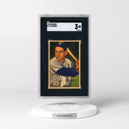 1952 Bowman #1 Yogi Berra (SGC 3 VG)