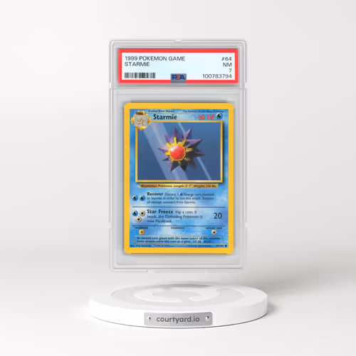 1999 Pokémon Game #64 Starmie (PSA 7 NM)