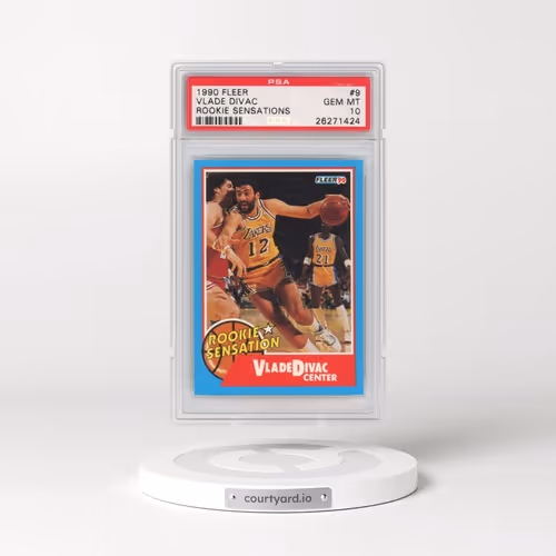 1990 Fleer Rookie Sensations #9 Vlade Divac (PSA 10 GEM MINT)