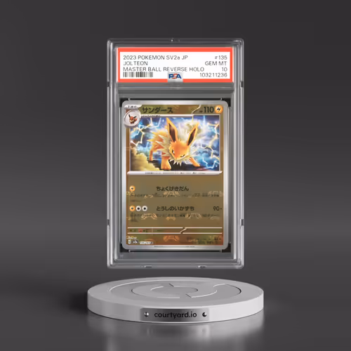 2023 Pokémon Sv2a-Pokemon 151 #135 Jolteon - Reverse Holo Master Ball (PSA 10 GEM MINT)
