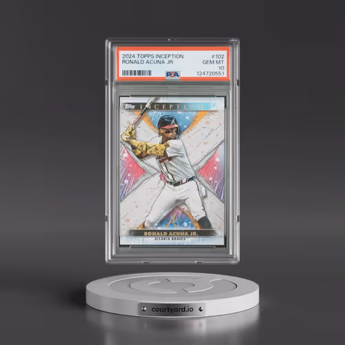 2024 Topps Inception #102 Ronald Acuna Jr. (PSA 10 GEM MINT)
