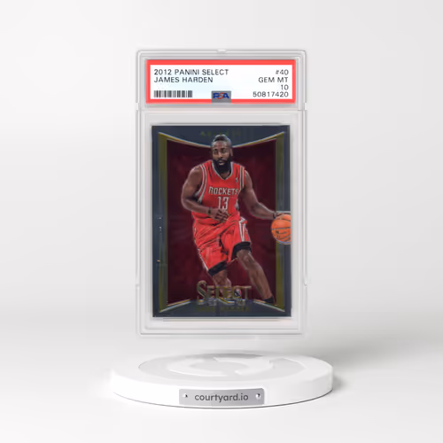 2012 Panini Select #40 James Harden (PSA 10 GEM MINT)