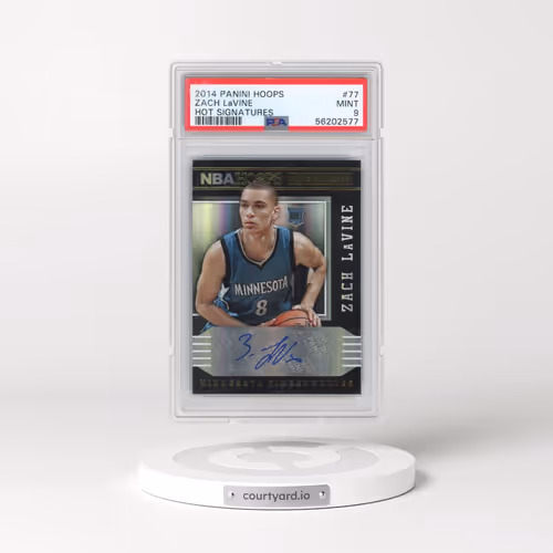 2014 Panini Hoops Hot Signatures #77 Zach LaVine (PSA 9 MINT)
