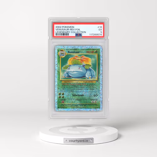 2002 Pokémon Legendary Collection #18 Venusaur - Reverse Foil (PSA 5 EX)