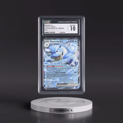 2023 Scarlet & Violet 151 - MEW EN #009/165 Blastoise ex - Holo (CGC 10 GEM MINT)