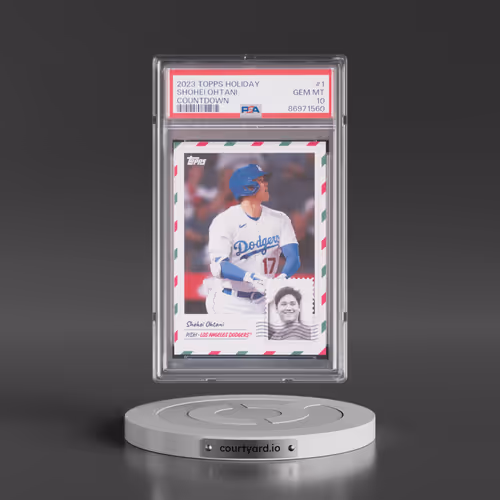 2023 Topps Holiday Countdown #1 Shohei Ohtani (PSA 10 GEM MINT)