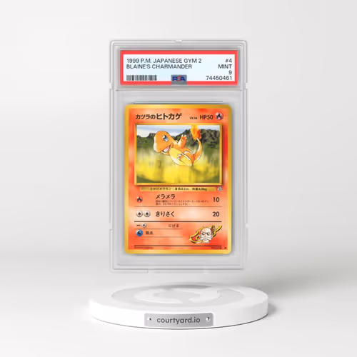 1999 Pokémon Gym 2 #4 Blaine's Charmander (PSA 9 MINT)
