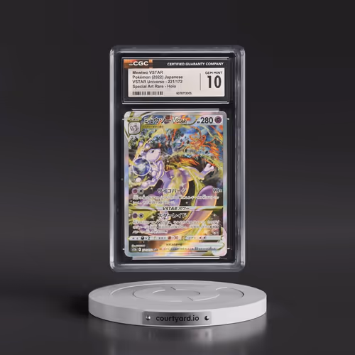 2022 VSTAR Universe #221/172 Mewtwo VSTAR - Special Art Rare Holo (CGC 10 GEM MINT)