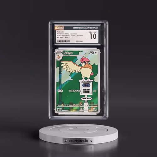 2023 Ruler of the Black Flame #119/108 Pidgeotto - Art Rare Holo (CGC 10 GEM MINT)