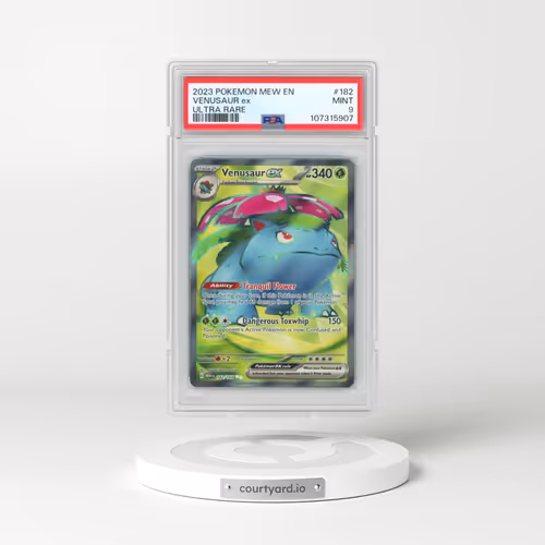 2023 Pokémon Mew EN-151 #182 Venusaur EX - Holo Ultra Rare (PSA 9 MINT)