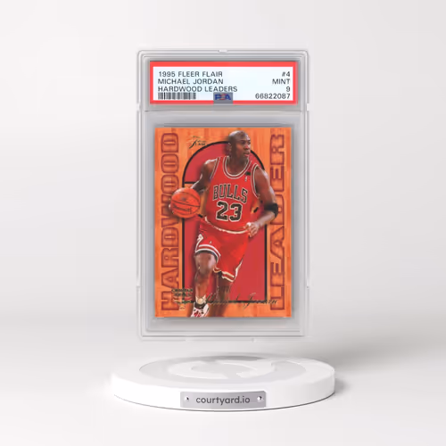 1995 Fleer Flair Hardwood Leaders #4 Michael Jordan (PSA 9 MINT)