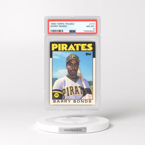 1986 Topps Traded #11T Barry Bonds (PSA 8 NM-MT)
