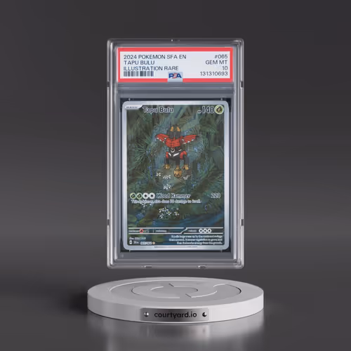 2024 Pokémon Sfa EN-Shrouded Fable #065 Tapu Bulu - Illustration Rare (PSA 10 GEM MINT)