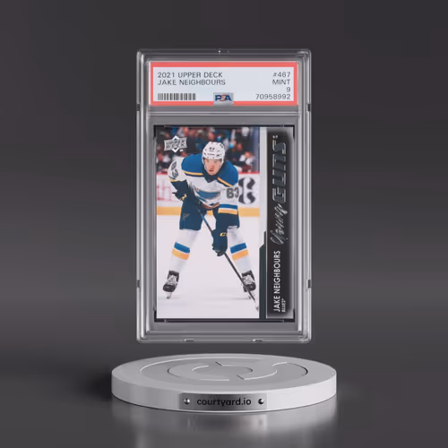 2021-2022 Upper Deck #467 Jake Neighbours (PSA 9 MINT)