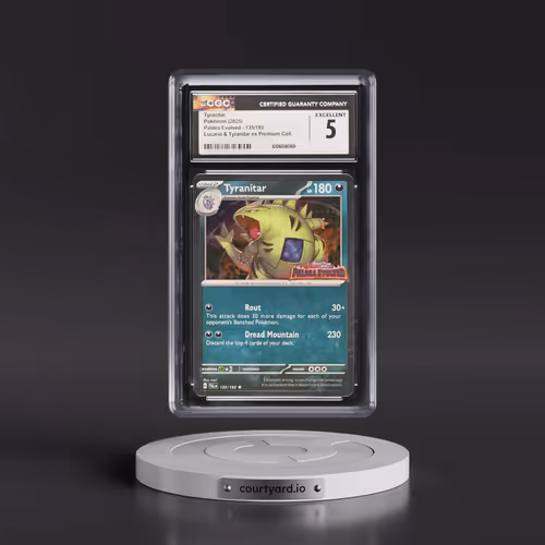 2023 Paldea Evolved - PAL EN #135/193 Tyranitar - Lucario & Tyranitar ex Premium Collection (Set