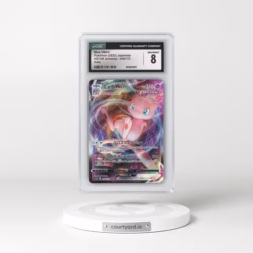 2022 VSTAR Universe #054/172 Mew VMAX - Holo (CGC 8 NM-MT)