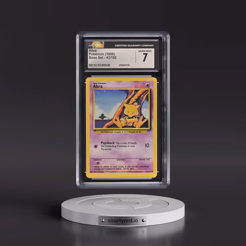 1999 Base Set #43/102 Abra (CGC 7 NM)