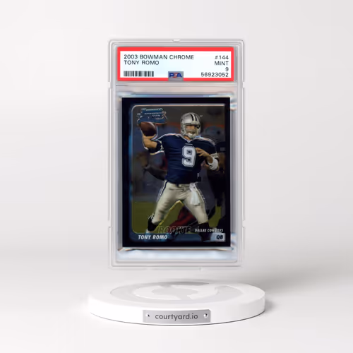 2003 Bowman Chrome #144 Tony Romo (PSA 9 MINT)