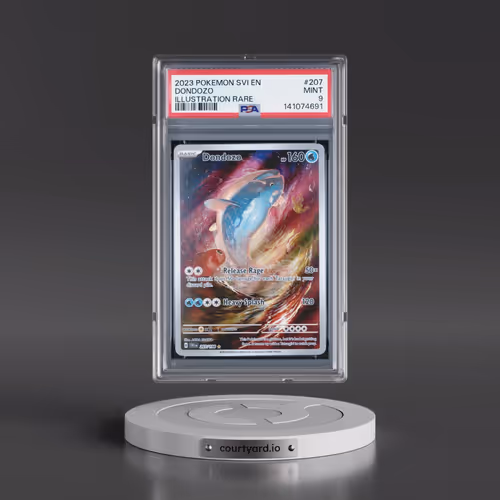 2023 Pokémon Svi EN-Scarlet & Violet #207 Dondozo - Illustration Rare (PSA 9 MINT)