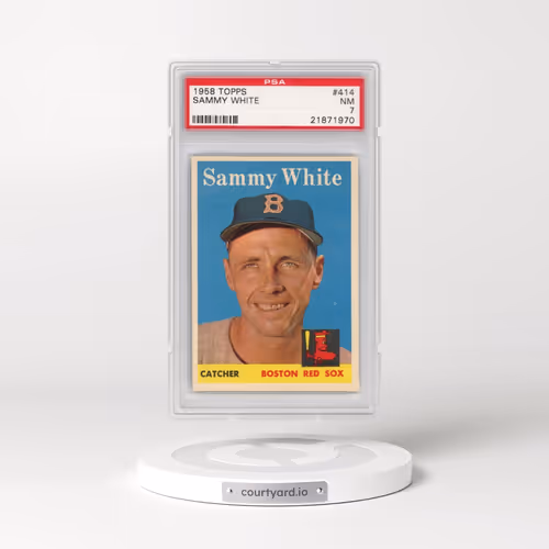 1958 Topps #414 Sammy White (PSA 7 NM)