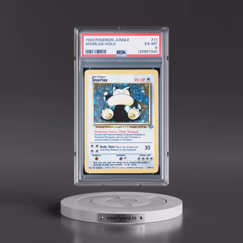 1999 Pokémon Jungle #11 Snorlax - Holo (PSA 6 EX-MT)