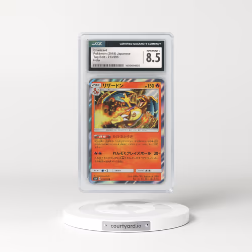 2018 Tag Bolt #013/095 Charizard - Holo (CGC 8.5 NM-MT+)