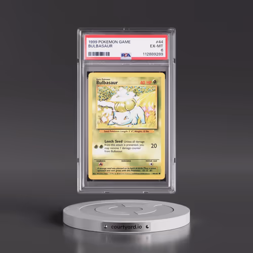 1999 Pokémon Game #44 Bulbasaur (PSA 6 EX-MT)