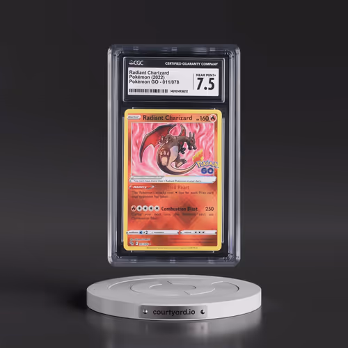 2022 Pokémon GO #011/078 Radiant Charizard - Holo (CGC 7.5 NM+)