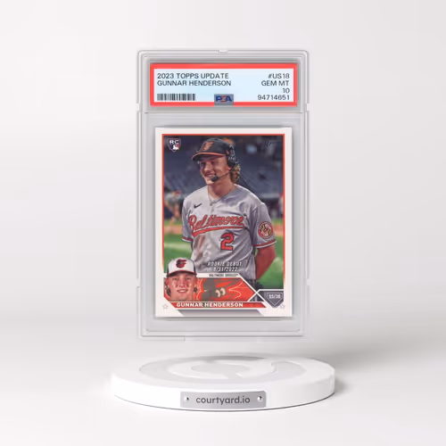 2023 Topps Update #US18 Gunnar Henderson (PSA 10 GEM MINT)