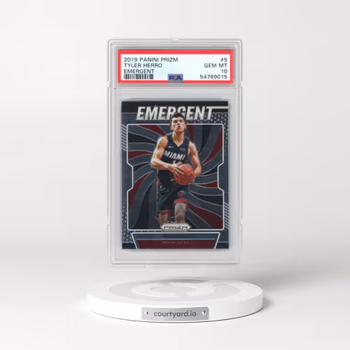 2019 Panini Prizm Emergent #5 Tyler Herro (PSA 10 GEM MINT)
