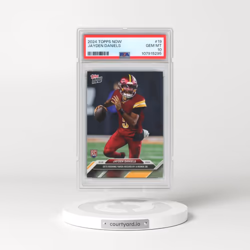 2024 Topps Now #19 Jayden Daniels (PSA 10 GEM MINT)